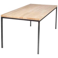 Dining Room Table "NO 02" by Manufacturer WUUD in Oak Wood and Steel (250 cm)