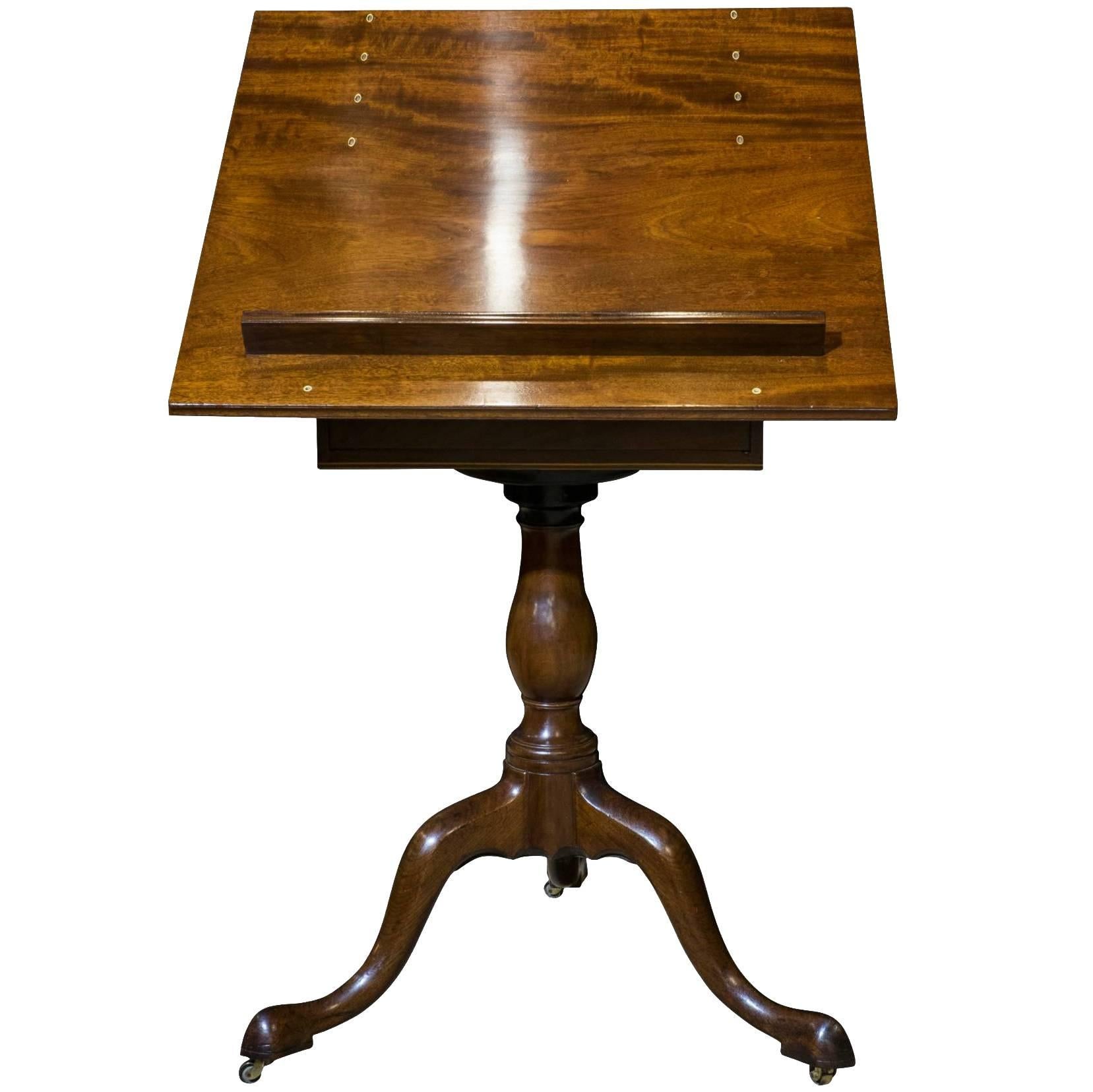 Mahogany Artists Table For Sale