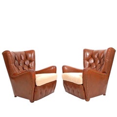 Pair of 1930s Danish Easy Chairs