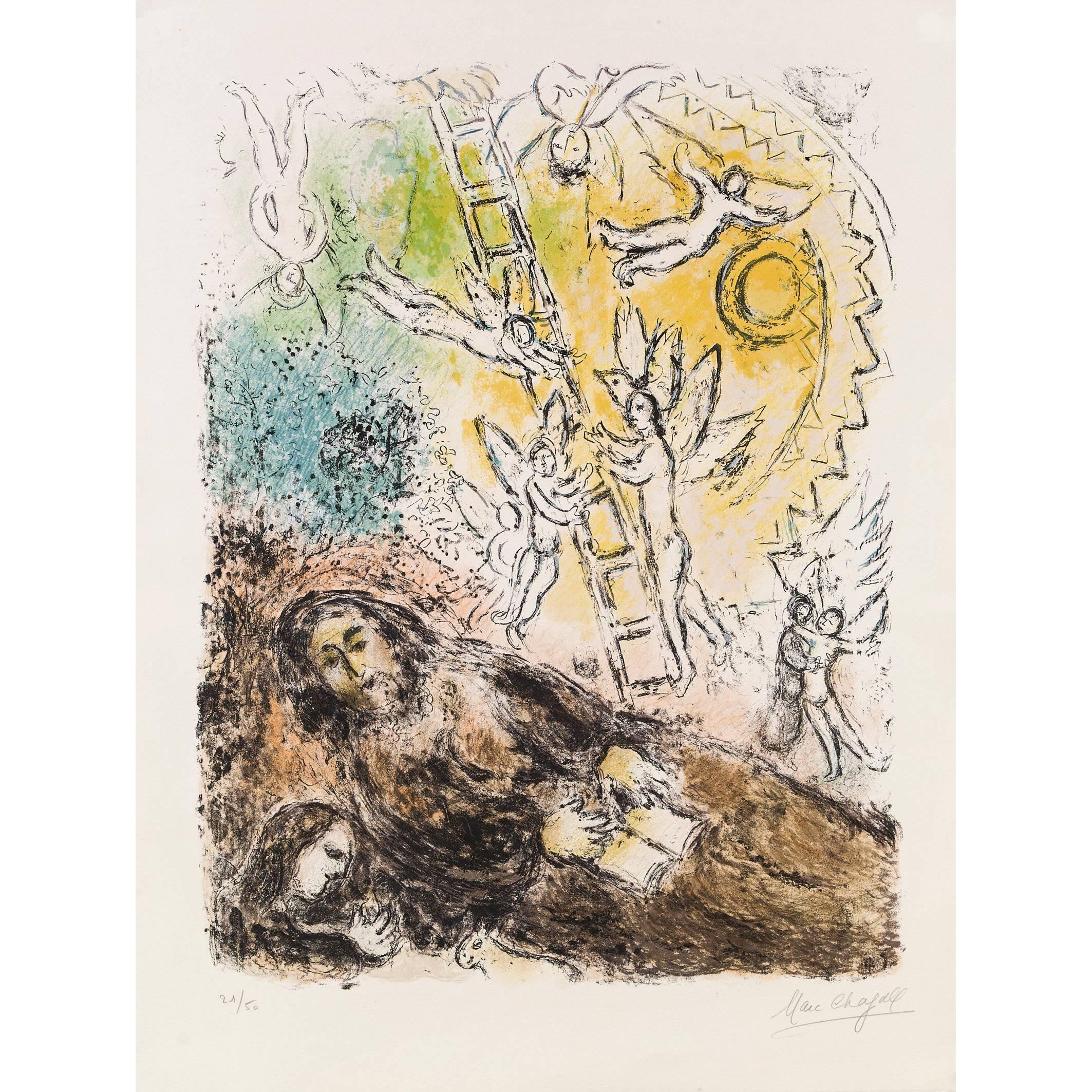 Marc Chagall, Le Prophète, Saint Paul, 1974 For Sale
