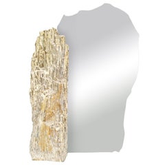 Dancing Ballerina, Sculpture Mirror, Made from Stainless Steel and Stone Dancing Ballerina, Sculpture Mirror, Made from Stainless Steel and Stone