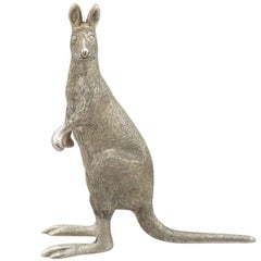 1900s Sterling Silver Model of a Kangaroo