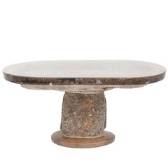 Marble and fossile coffee Table