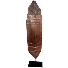 Scudo Bahau d'epoca dal Borneo
