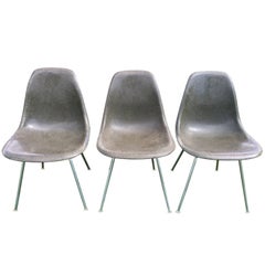 Vintage Charles Eames for Herman Miller Fiberglass Shell Side Chairs