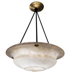 Neoclassical Alabaster Pendant