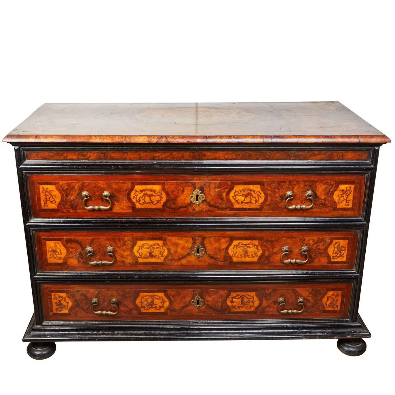 Fabulous, Orientalist, Inlaid Lombardi Commode, circa 1830 For Sale at ...