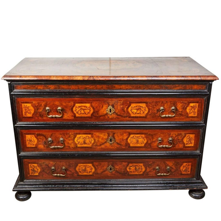 Fabulous, Orientalist, Inlaid Lombardi Commode, circa 1830 For Sale at  1stDibs