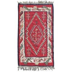 Late 19th Century Leaves and Trees Sharkoy Kilim Rug