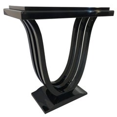 Black Console in Art Deco Style