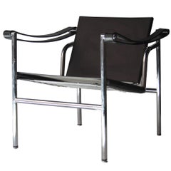 Armchair with Tubular Steel Structure and Seat in Leather, Italy, 1980 2