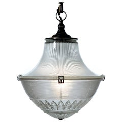 Early and Ornate Holophane Bank Light 1