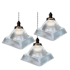 Dome over Square Holophane Pendants