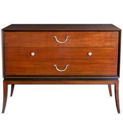 Extremely Good Quality Tommi Parzinger Mid-Century Mahogany Cabinet/Chest
