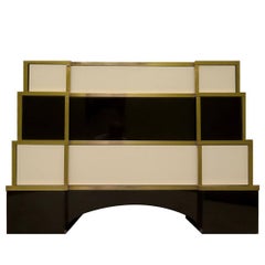 Chest of Drawers in Glass and Brass 1