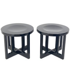 Pair of Architectural Stools by Richard Meier for Knoll