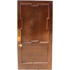 Good Quality 19th Century Walnut and Oak Door 2