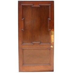 Good Quality 19th Century Walnut and Oak Door 1