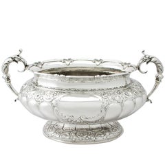 1890s Victorian Sterling Silver Presentation Centrepiece 10
