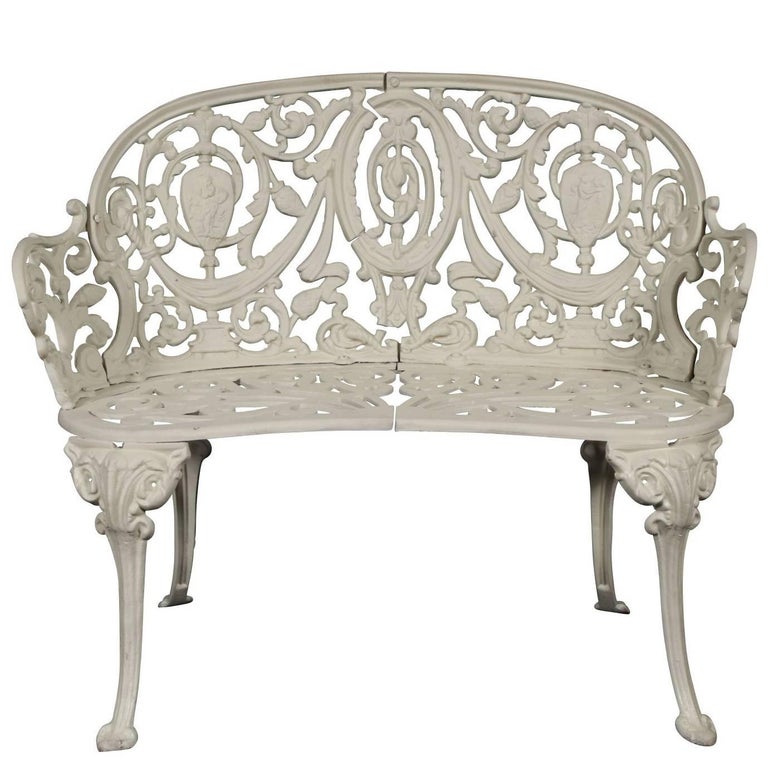 Cast Iron Garden Settee For Sale at 1stDibs cast iron settee, iron settee