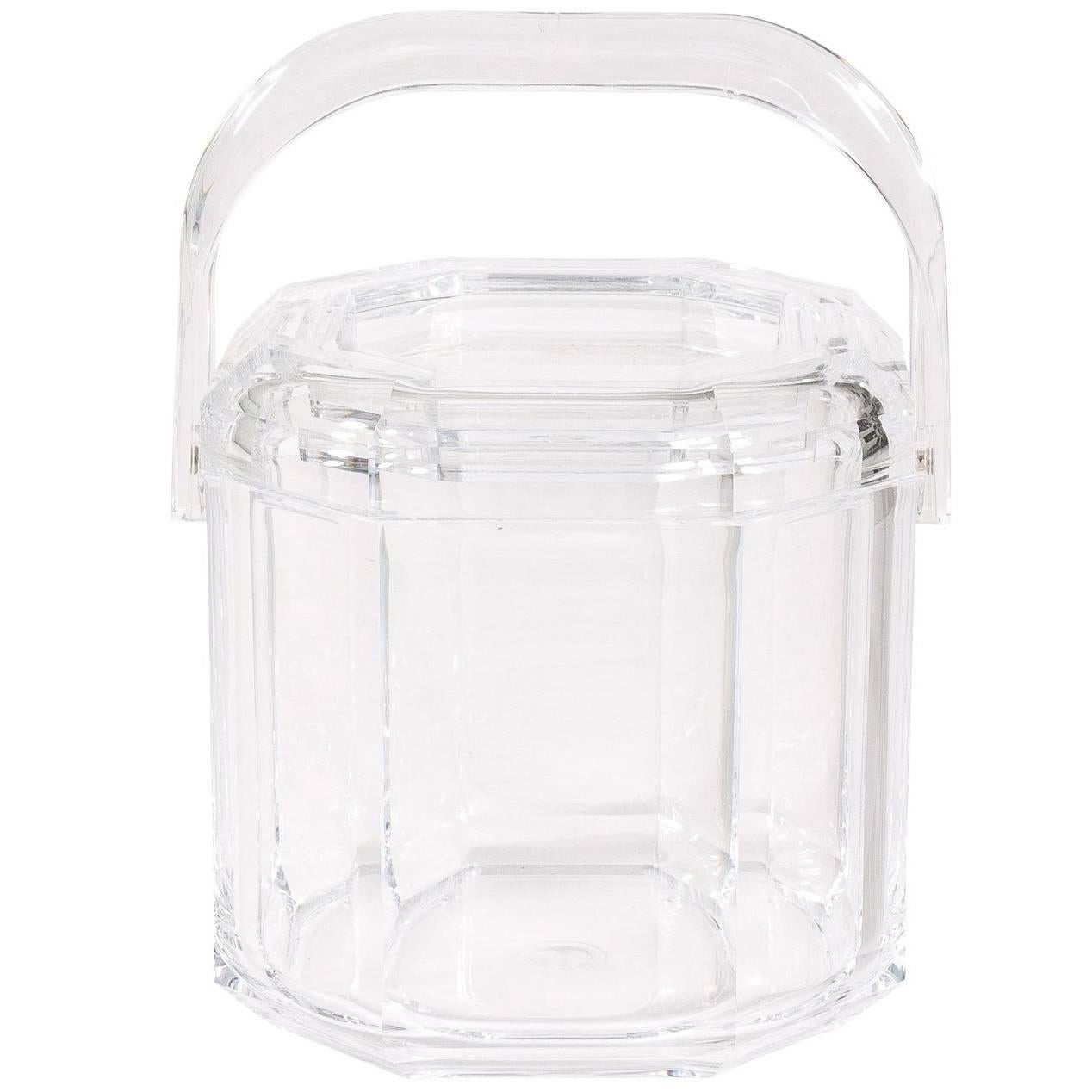 Vintage Lucite Ice Bucket For Sale