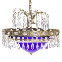Cobalt Blue Glass Light Pendant 3