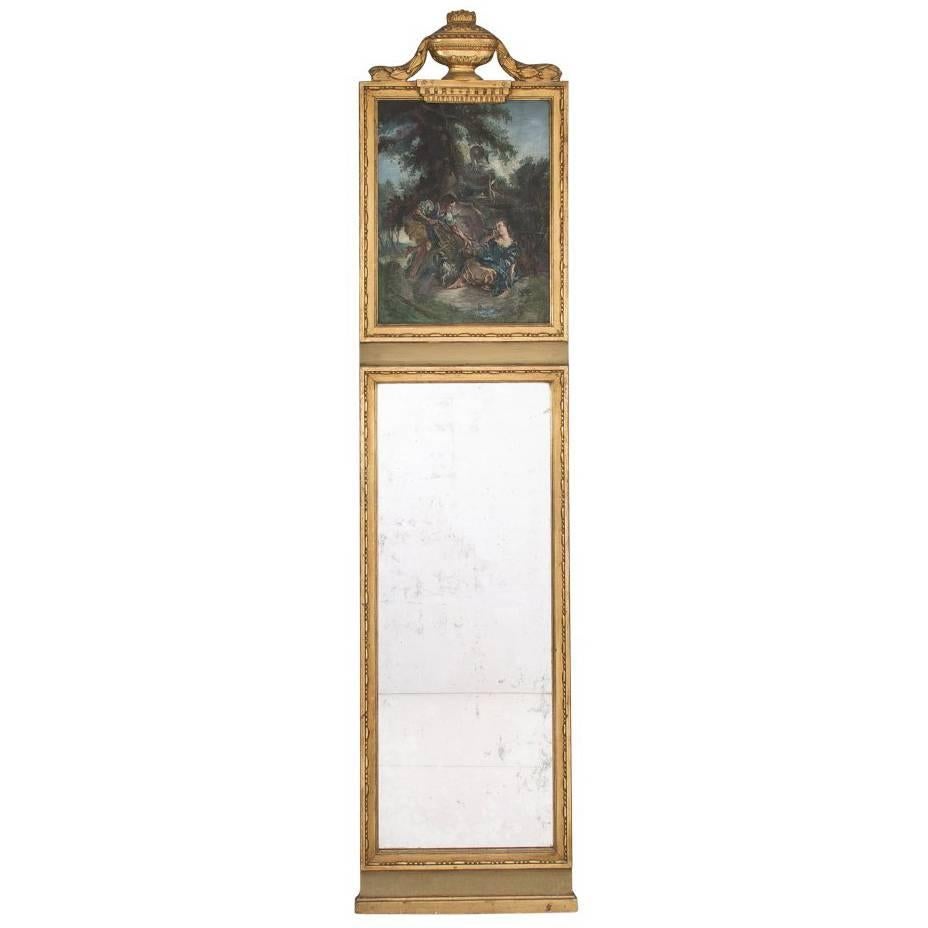 19th Century French Trumeau Mirror