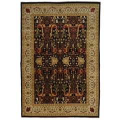 New Traditional Style Area Rug with Persian Bijar Design