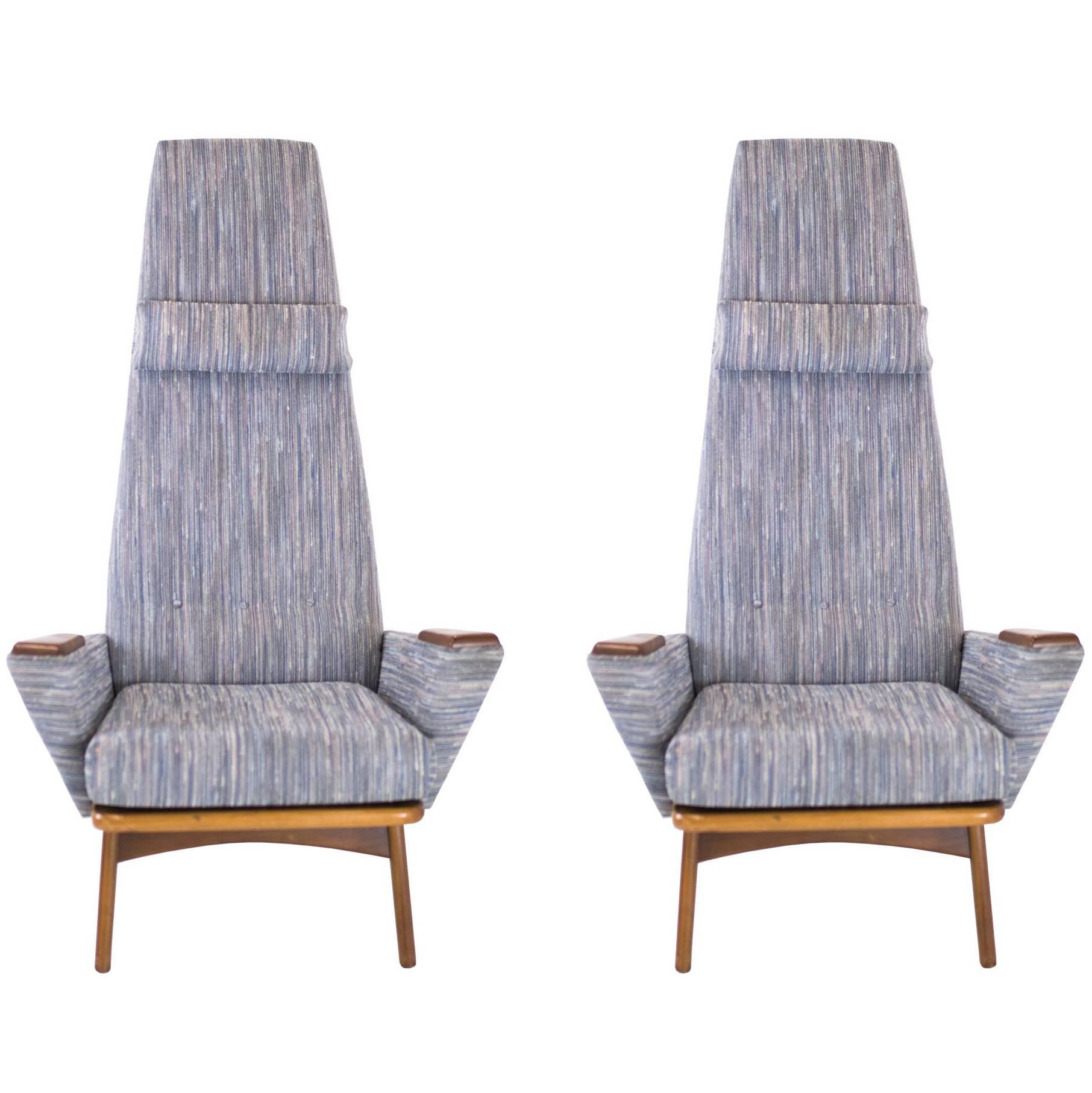 Pair of Slim Jim Lounge Chairs by Adrian Pearsall for Craft Associates