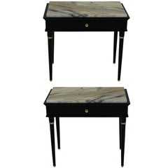 Pair of Stylish Mid-Century Nightstands