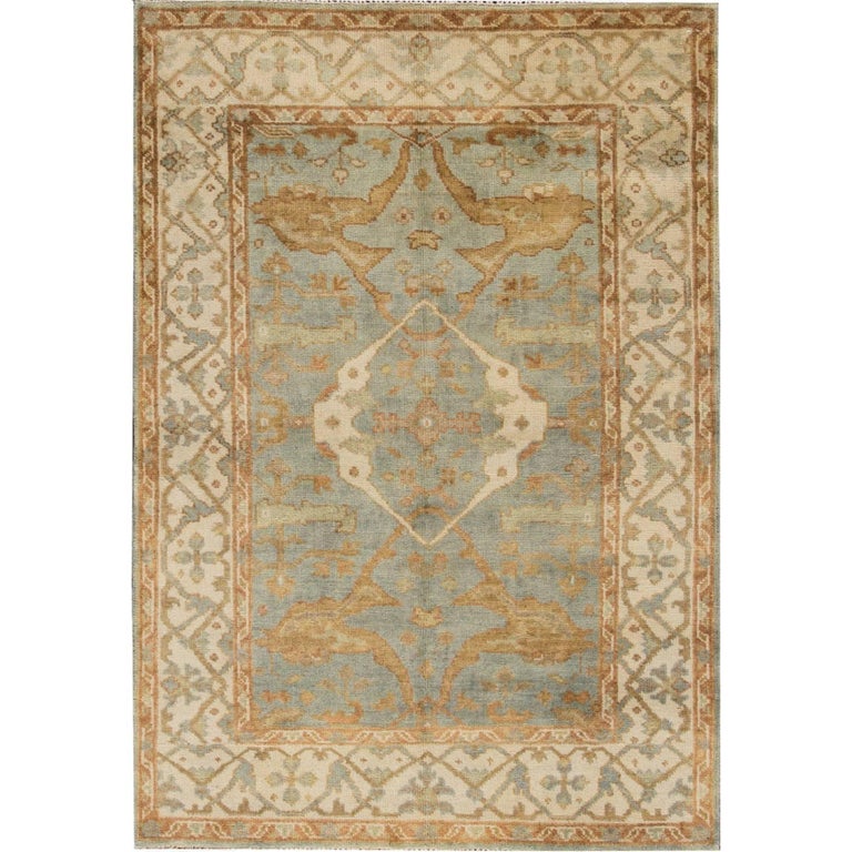 Modern Oushak Style Rug For At 1stdibs Modern Oushak Style Rug 1