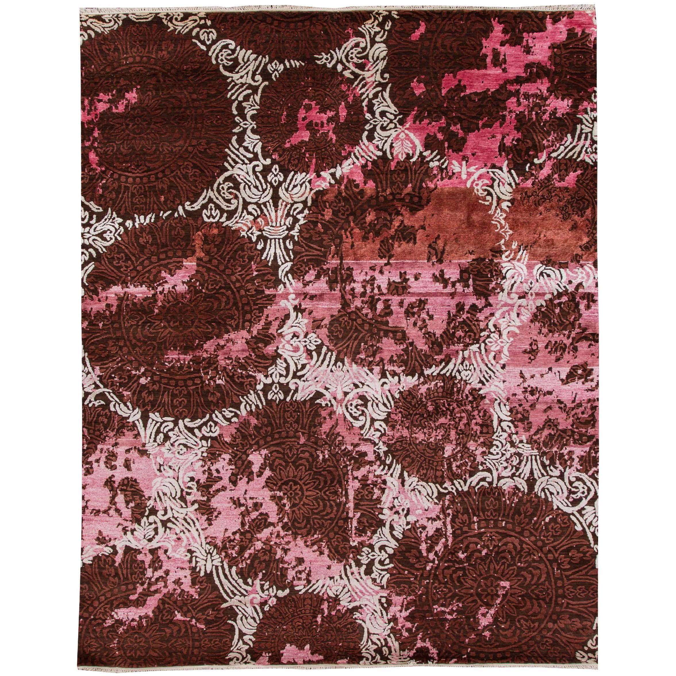 Playful Rug Tibetan Playful Tiger Cub Rug at 1stDibs