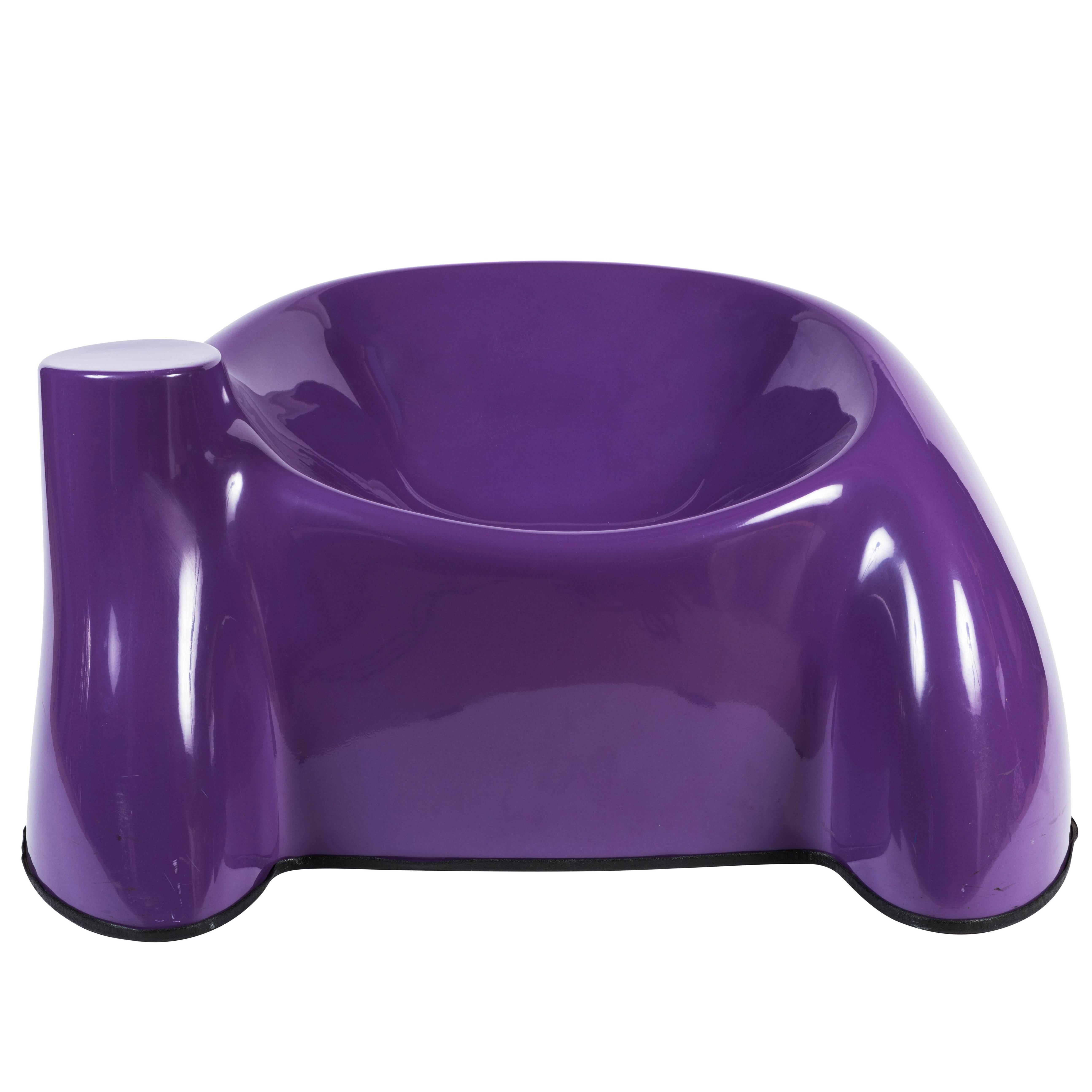Wendell Castle Purple "Castle Chair" For Sale