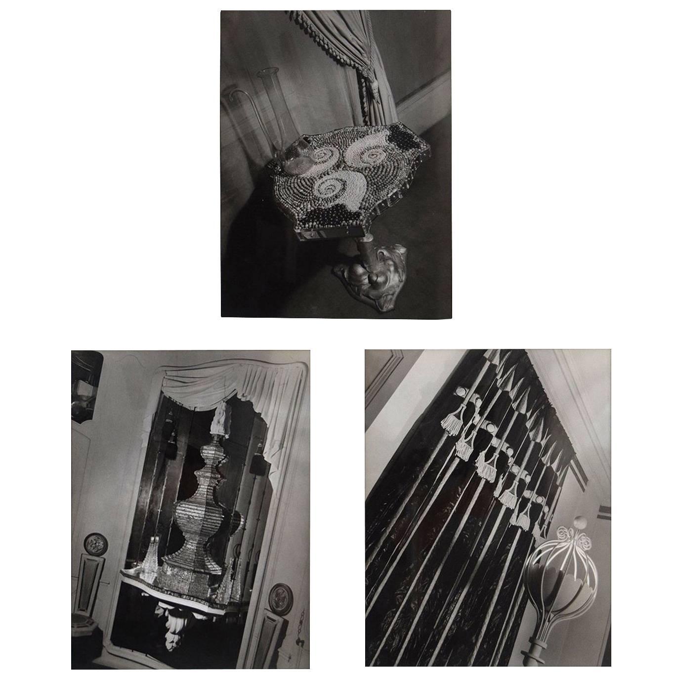 Three 1938 Francois Kollar Photographs of the Home of Serge Roche