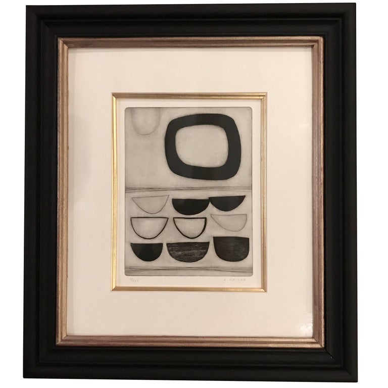 Etching by English Artist Oliver Gaiger, England, Contemporary For Sale