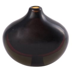 Studio Art Glass Wide Vase 12