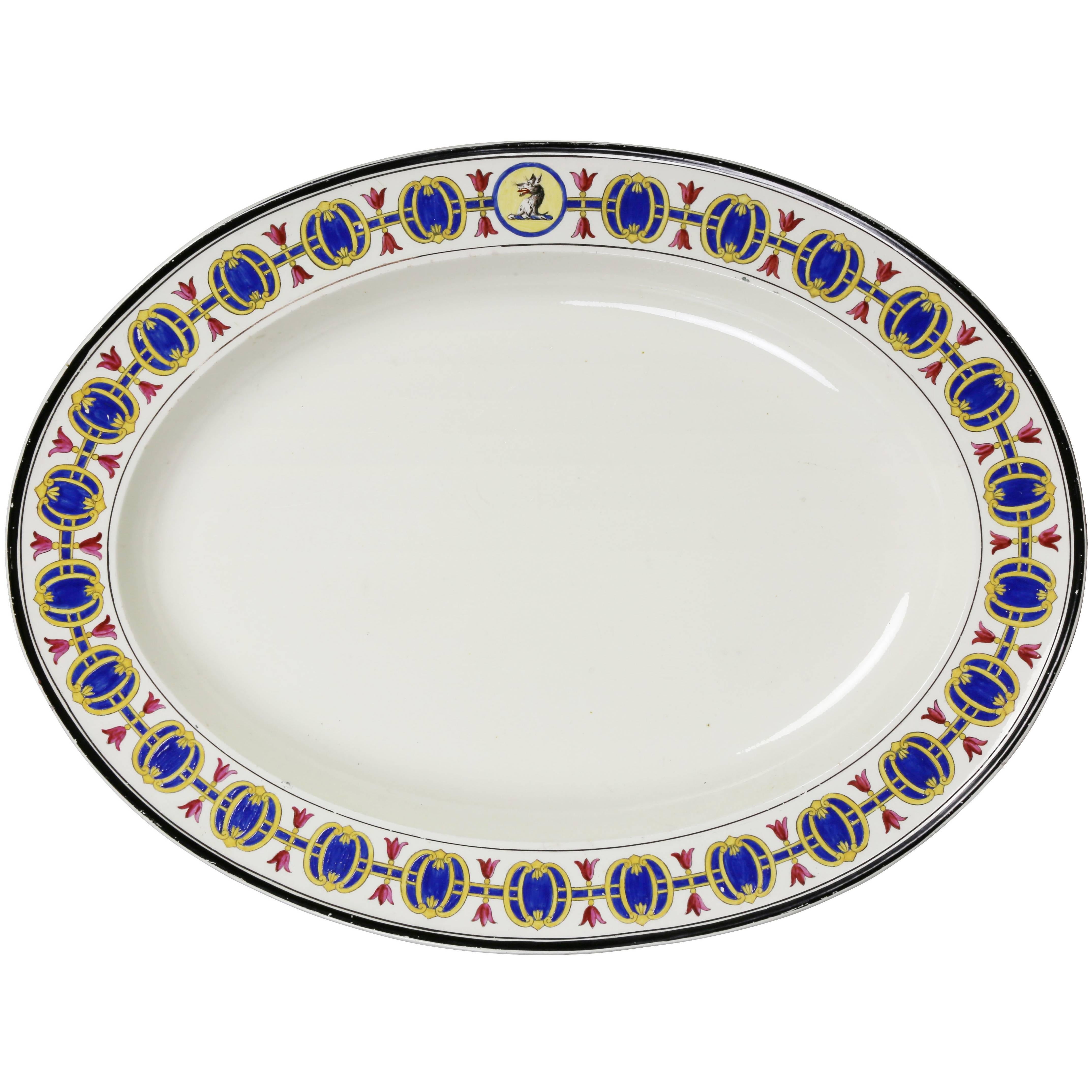 Wedgwood Armorial Creamware Platter