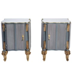 Set of Two Body Armor Nightstands