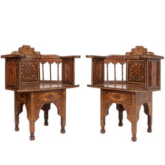 Pair of Syrian Moorish Style Chairs