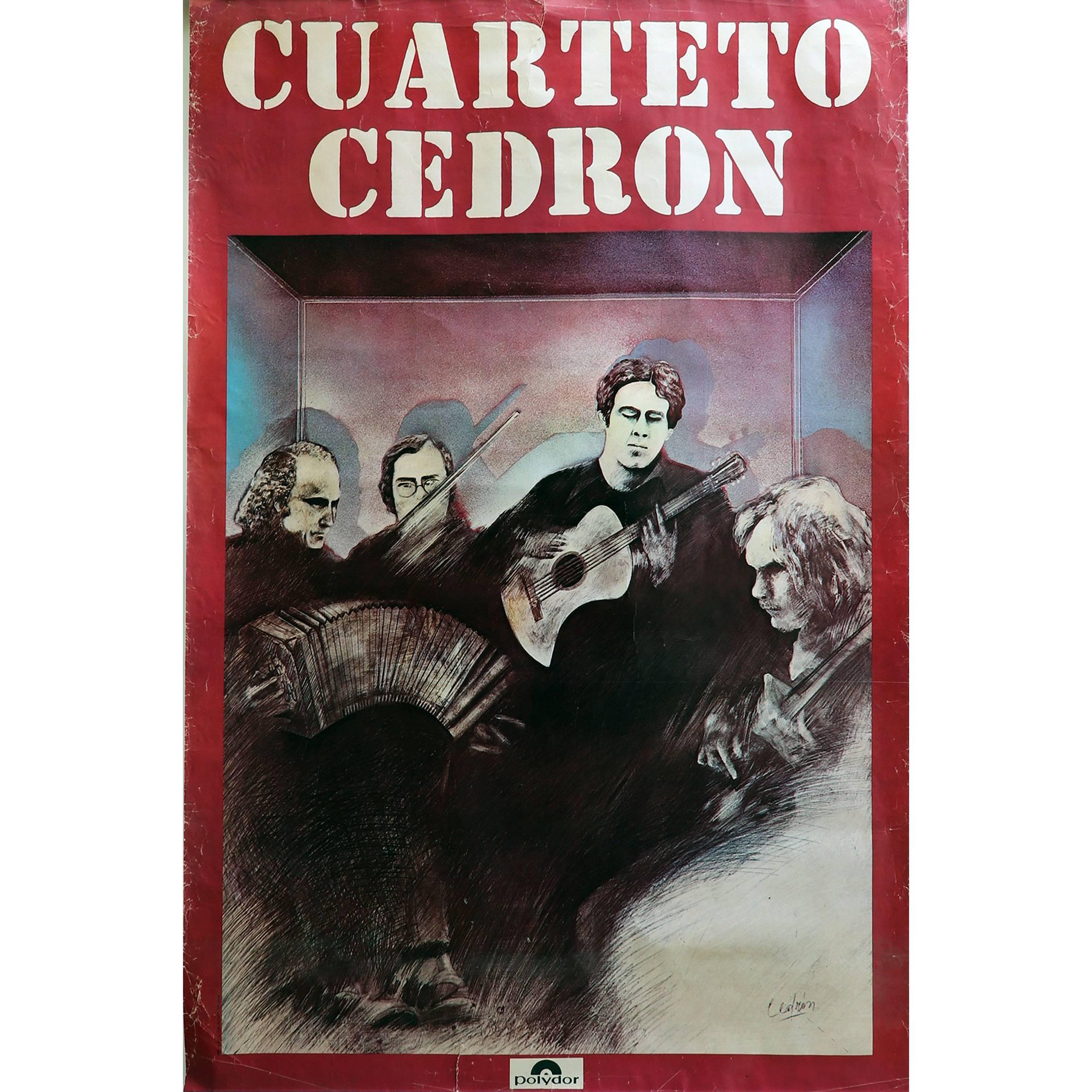 Affiche « Cuarteto Cedron, Chances », 1977, Polydor, Argentine
