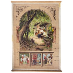 Fairy Tale, "Brüderchen Und Schwesterchen", Wall Chart by Paul Hey, 1909