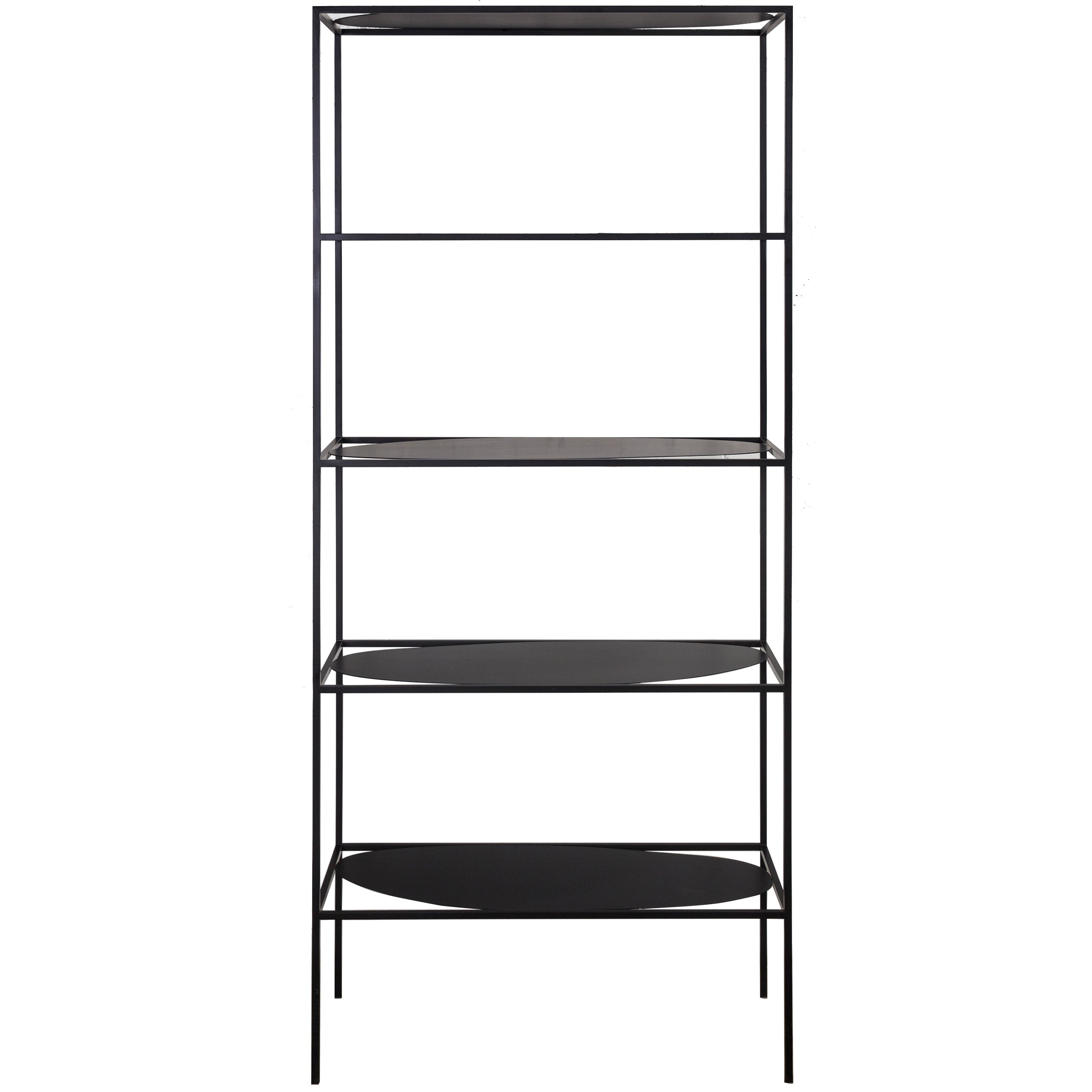 Perforated Steel Bookcase For Sale at 1stDibs