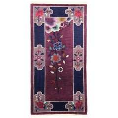 Early 20th Century Antique Chinese Art Deco Rug