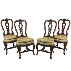 Antique Four Fine George II Chairs