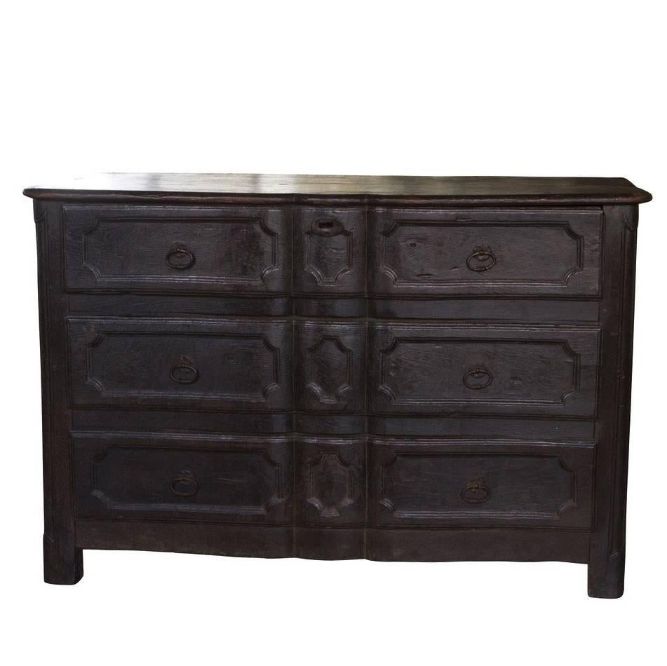 18th Century Italian Three-Drawer Commode For Sale