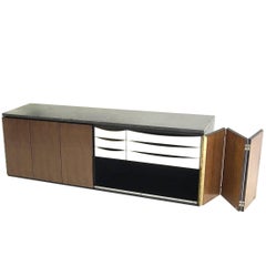 Custom Granite Floating Sideboard by Paul McCobb for Calvin 12