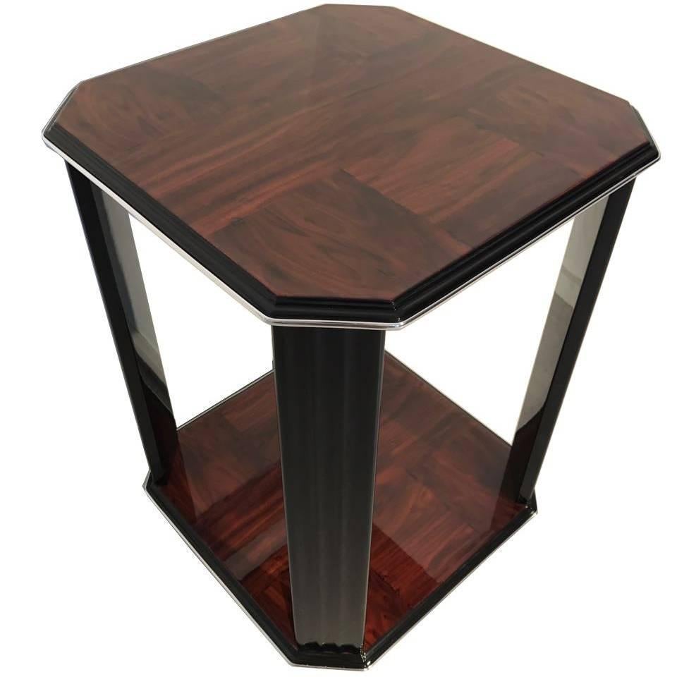 Mahogany Art Deco Side Table