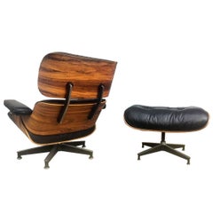 Vintage Herman Miller Eames Lounge and Ottoman 9