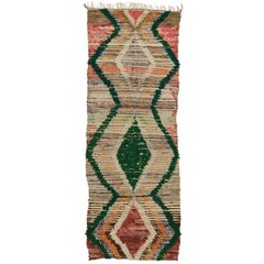 Boho Chic Vintage Berber Moroccan Rug with Modern Tribal Design