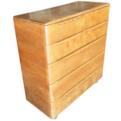 Heywood Wakefied Blonde Streamline Maple Highboy Drawers  **Saturday Sale**